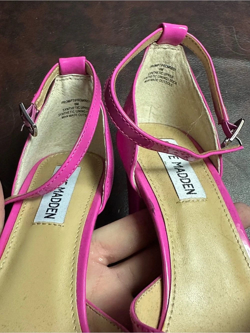STEVE MADDEN Prompt Pointed Toe Hot Pink Platform Heels NWOT